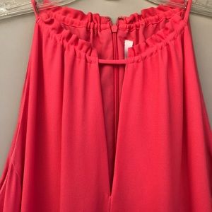 Bright Coral Formal Dress